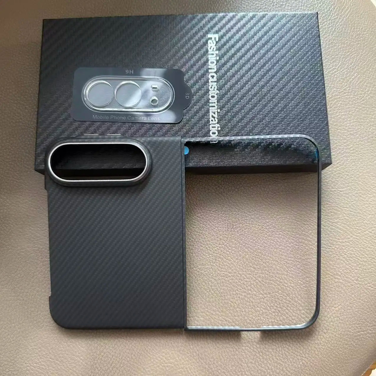 Suitable for iPhone Duo Aramid Carbon Fiber PC Case, Suitable for Magsafe Magnetic Ultra Thin Armor Case for iPhone Ultra