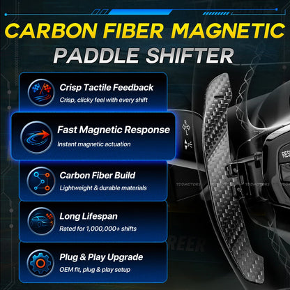 TDD Aluminum Alloy Magnetic Paddle Shifters For Porsche 718 Cayman GT4 991 Panamera 971 911 997 Steering Wheel Shift Paddle