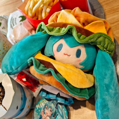 15cm Hatsune Miku Kawaii Q Version Figure Doll Anime Peripheral Keychain Bag Pendant Toy Collection Model Ornament Toys Gifts