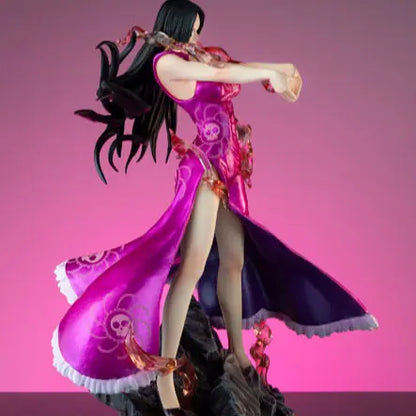 JT One Piece Boa Hancock Shichibukai Heart Gesture Anime Statue Collectible Figure Desktop Decoration For Anime Collection