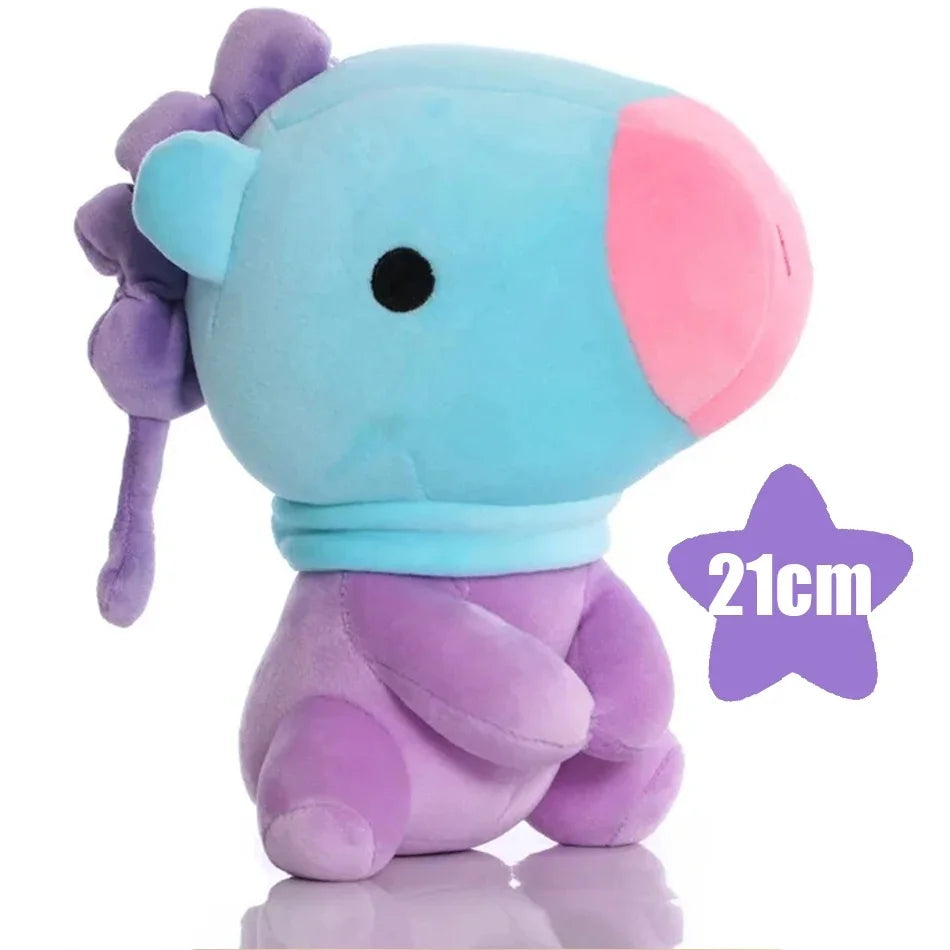 Plush Toy Tata Koay Shooky Mang Cooky Cartoon Animal Backpack Key Mobile Phone Pendant Office Relaxation Toys Friend Gift