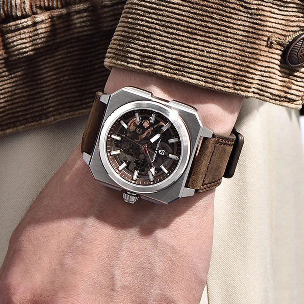 PAGANI DESIGN Top Brand 1791 Hollow Mechanical Men Watch Classic Luxury Men Waterproof Automatic Watches for Man Pagani Design