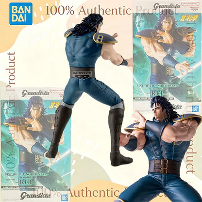 In Stock Bandai Banpresto Fist of The North Star Grandista Rei Anime Action Figures Model Brand New In Box Gift Toy Ornaments