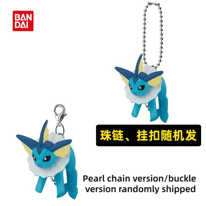 Bandai Pokemon Eevee Evolutions Nine Forms Connectable Mascot Gashapon Keychain Pendant For Anime Collectors Hobby Fans