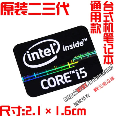 Original Core i5 1 2 3 4 5 6 7 8 9 10th Generation Laptop Desktop Label CPU Sticker