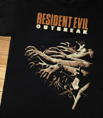 Resident Evil Outbreak Graphic Tee Cotton Men Women T-Shirt Vintage Streetwear