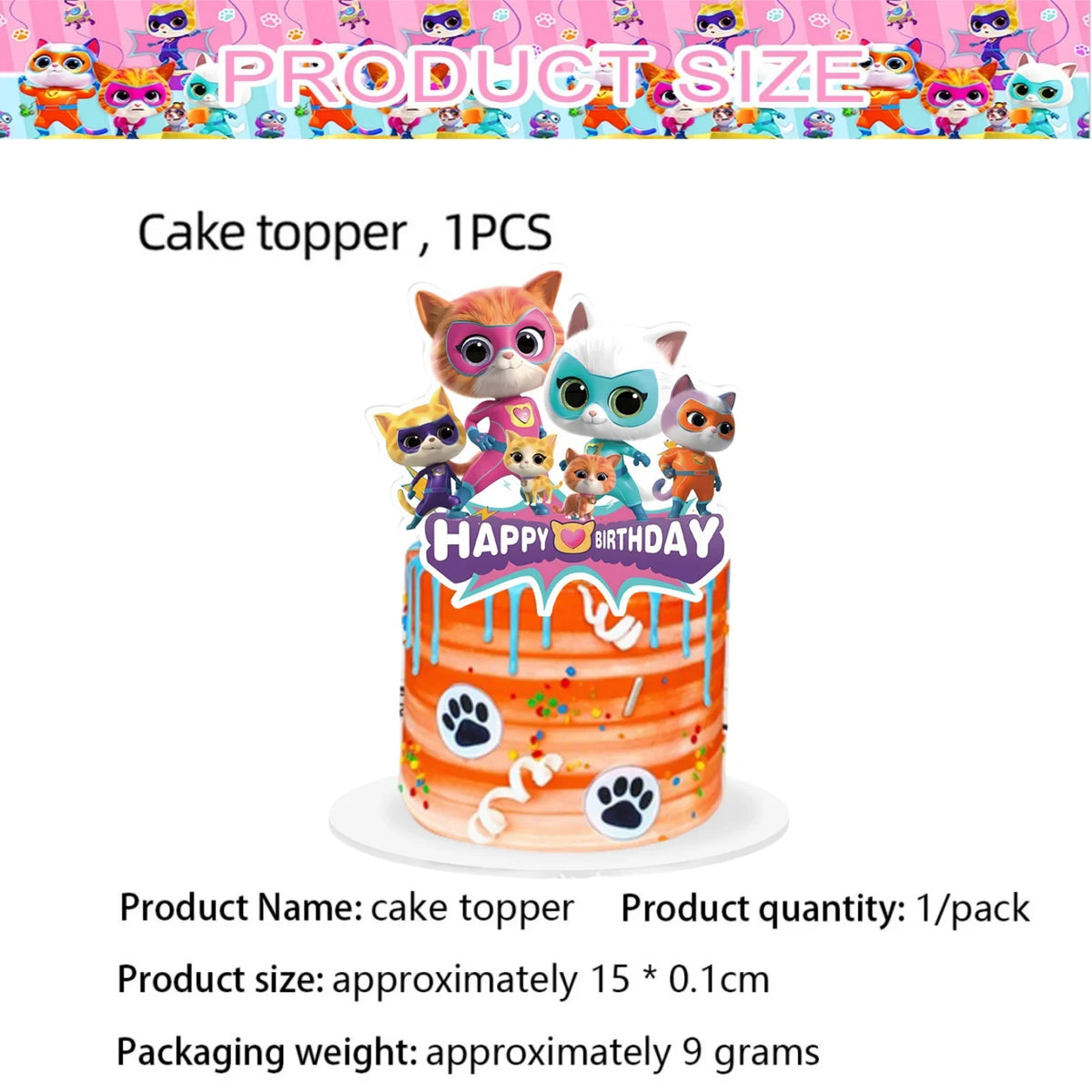 Superkittie Birthday Party Decoration Tableware Tablecloth Plate Cup Napkin Balloon Cake Decor superkitties Party Favors Supply