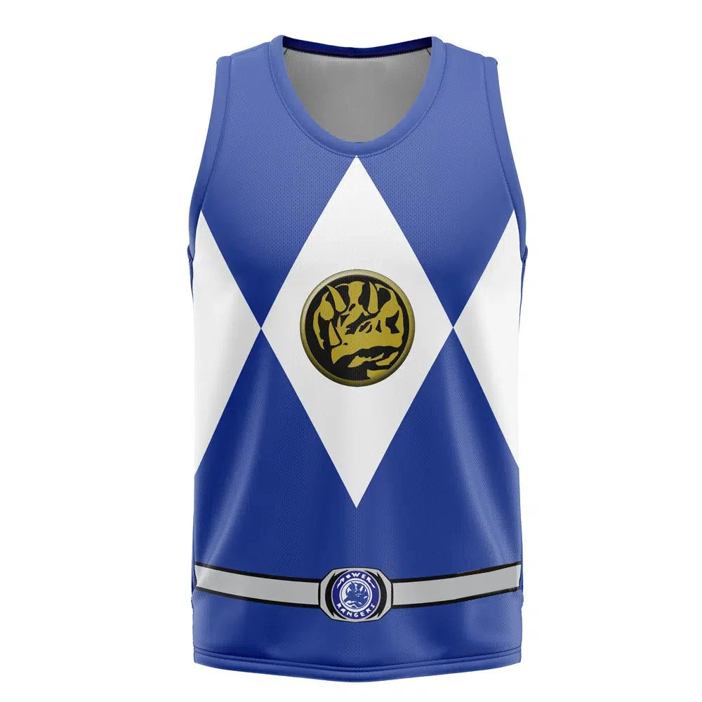 Bandai Periphery Power Rangers Gym Tank Top Anime Cosplay Costume Adult Kids Athleisure Vest Summer Quick-dry Soft Lightweight