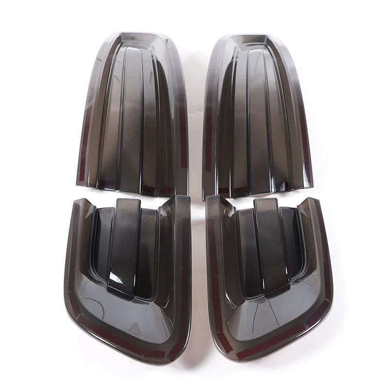 For Porsche Macan 2014-2017 ABS Black Car Tail Light Cover Brake Light Wide Indicator Protective Cover Decorative Accessories
