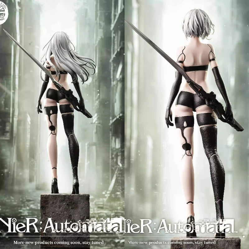 In Stock Nier Automata Series A2 Battle Damage Edition 1/4 50cm Statue Figure Boutique Collectible Desktop Ornaments Decoration