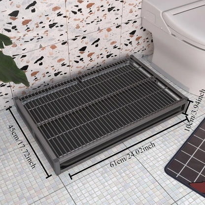 Metal material dog toilet, small dog toilet, small dog urinal, medium and large dog and cat litter box, cleaning pet supplies