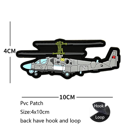New Design High-Quality PVC Three-Dimensional BABAYAGA Pencil Grocope Soft Rubber Morale Armband Backpack With Hook Loop Patch
