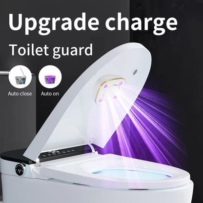 Smart Second-Generation Toilet UV Sanitizer, UVC Ultraviolet Disinfection Device, USB Rechargeable Home Purification and Bacteri