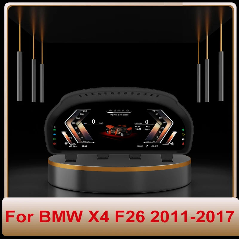 2025 Latest Original Car Digital Cluster Instrument for BMW X3 X4 F25 F26 2011-2017 LCD Speedmeters Dashboard Player