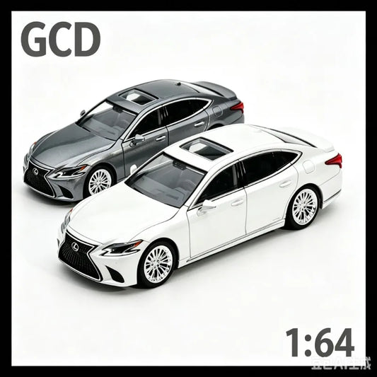 GCD 1:64 Lexus LS500 die cast alloy car model for boys as a desktop ornament, collectible souvenir, birthday gift.