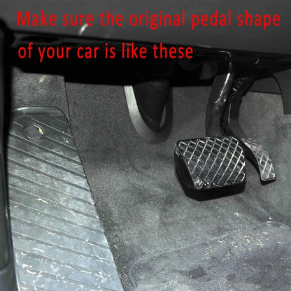 LHD Gas Accelerator Brake Footrest Pedal Cover for Audi Q7 Q8 2017-2025,Porsche Cayenne 2020-2024,Touareg 2019-2024 Pedal Covers