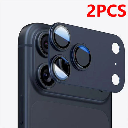 2PCS Aomor Lens Protector For iPhone 18 17 Pro Max Strong Adsorption Metal 9H Tempered Glass Camera Screen Full Protective Cover
