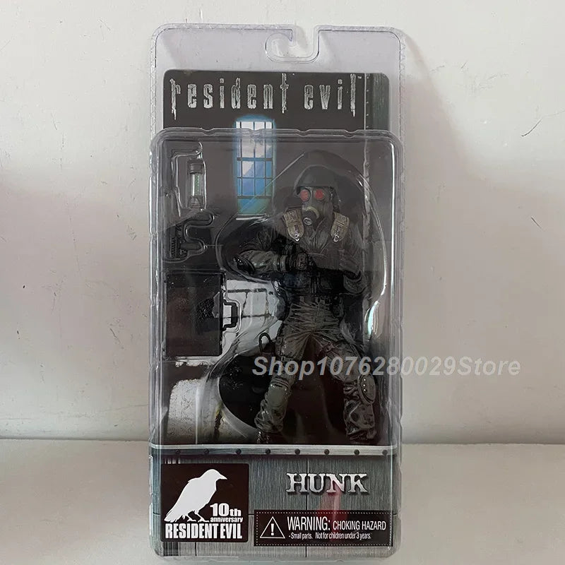 Redfield Hunk Zombie With Dog Licker And Walker Chris Redfield Biohazard Executioner Majini Action Figure Model Toys Decor