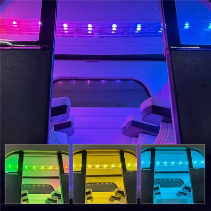 Control 1:24 Robovan Alloy Bus Car Model Diecast Metal New Energy Electric Bus Vehicle Car Model Simulation Sound Light Gift