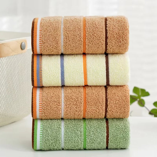 100% Cotton Thickened Hand & Face Towels - Super Absorbent for Bathroom/Hotel/Travel, Soft Hair Towels for Adults