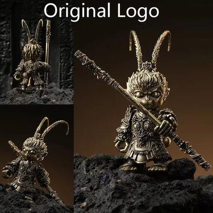 Original Logo 2026 Black Myth: Monkey King People Of Destiny Gold Armor Version Removable Magnetic Attachment Figurine Ornaments