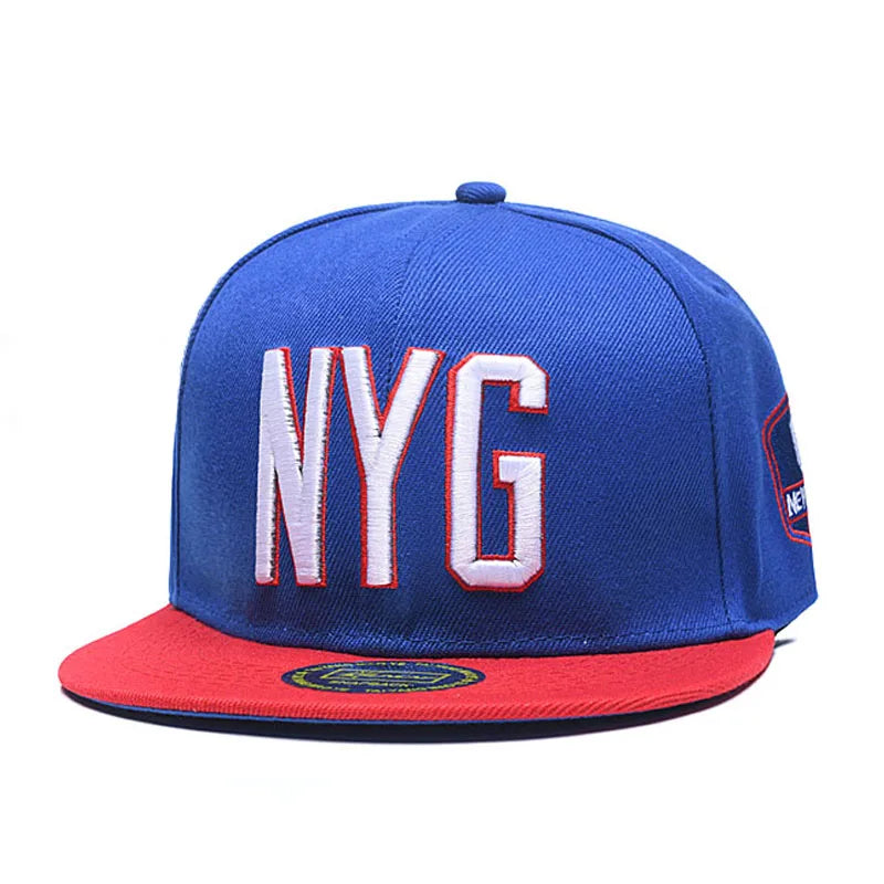 Snapback Hats Brand CHARLOTTE CAP Blue Hip Hop Boy Basketball Sports Snapback Hat Adult Outdoor Casual Sun Baseball Cap Gorras
