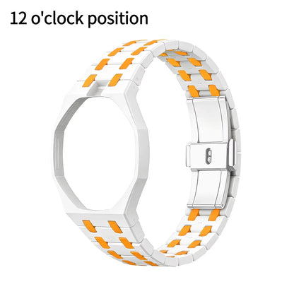 Bioceramic Bracelet Royal Pop Strap for swatch ,ceramic belt case,40mm Sport Wristband adapter