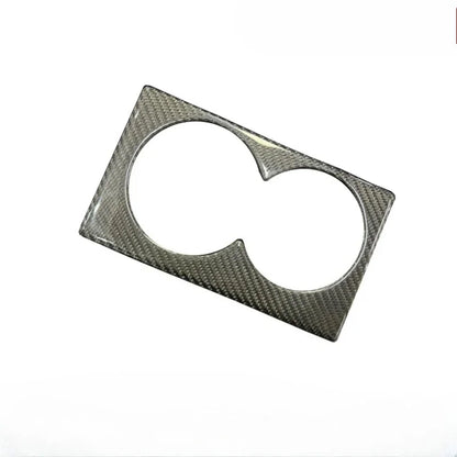 For Nissan GTR R35 Real Dry Carbon Fiber 2008-2016 Interior Center Console Tea Cup Frame Decoration Modification Accessories
