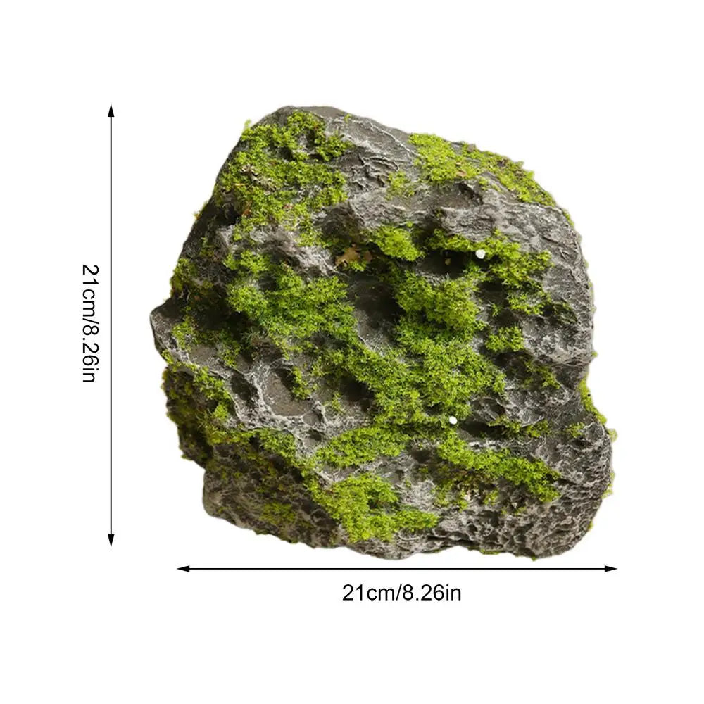 1 Piece Simulated Moss Stone Fake Rock For Indoor And Outdoor Garden Decoration Artificial Landscape Home Decoration