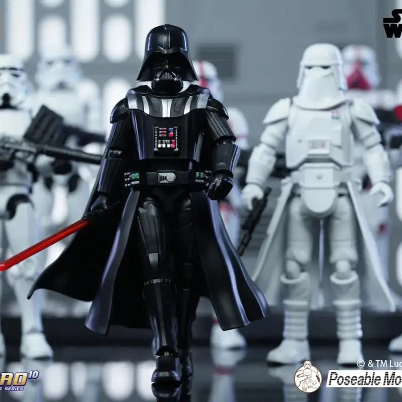 Blokees Star Wars Blind Box Galaxy Version 02 Darth Vader Luke R2d2 Action Figure Assembled Poseable Model Kits Toys Gift