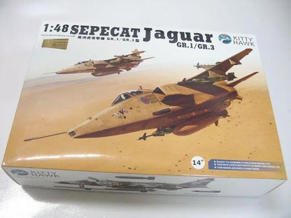 Plastic Jet Aircraft Hobby Set Kitty Hawk KH80106 1/48 Sepecat Jaguar GR.1/GR.3 Military Airplane Assembly Kit