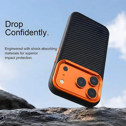 Official Carbon Fiber Phone Case For iPhone 17 18 Promax 12 13 14 15 16 17 Pro Max 16 Plus Silicone Shockproof Protector Cover