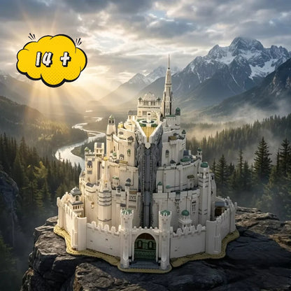 8278pcs 2026 New Classic Movie Large White Tower Building Blocks Model Diy Assembly Bricks Creative Desktop Decoration Art