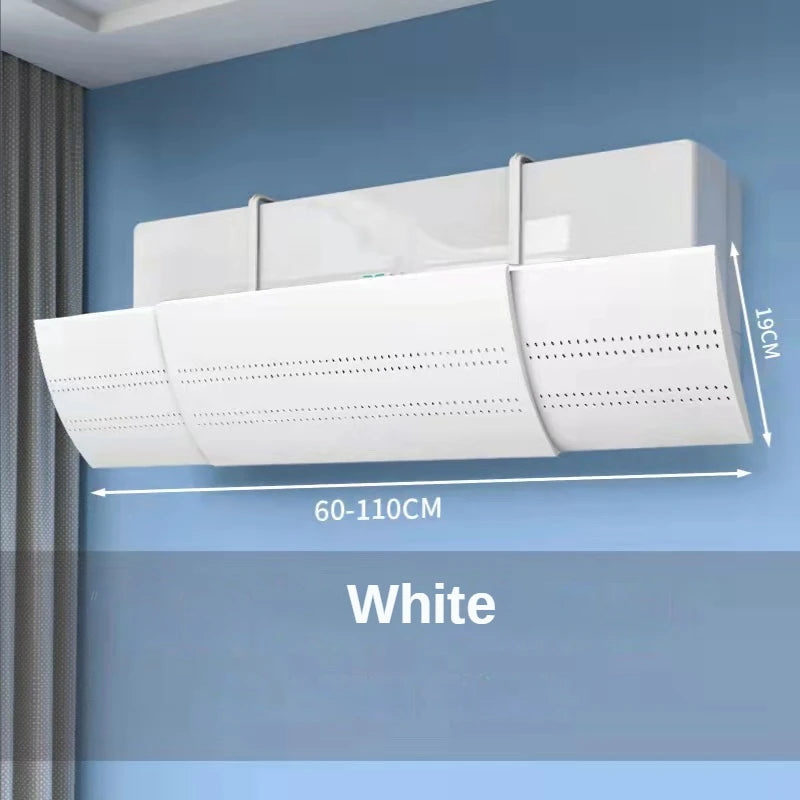 Avoid Punch Wind Deflector Straight Blow Outlet Wind Shields Wall-mounted Air Conditioning Wind Deflector Scalable Universal
