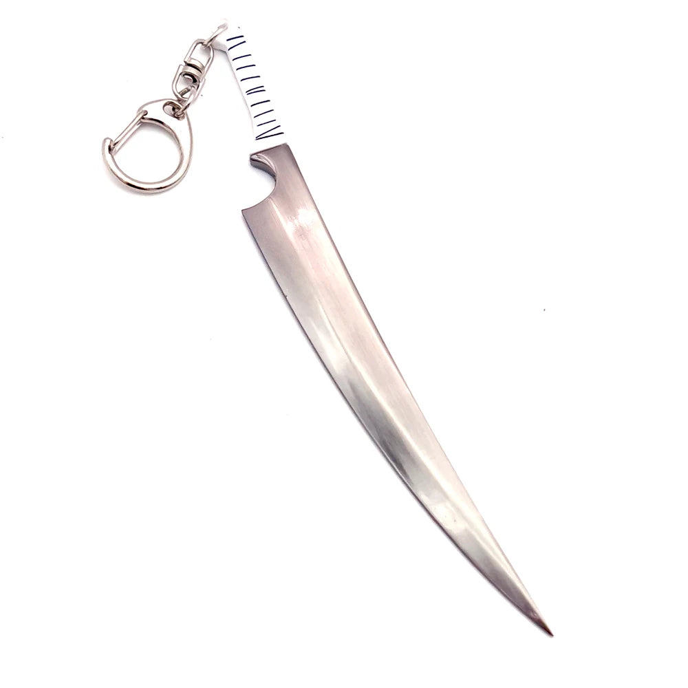 Bleach Mini Sword Model Keychain Zangetsu Zanpakutou Hitsugaya Toushirou Katana Keychains Accessories llaveros