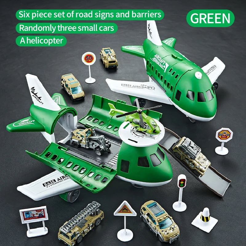 Creative and novel deformation airplane toy combination - Multiple themes, gift box packaging - Gifts suitable for boys and girl