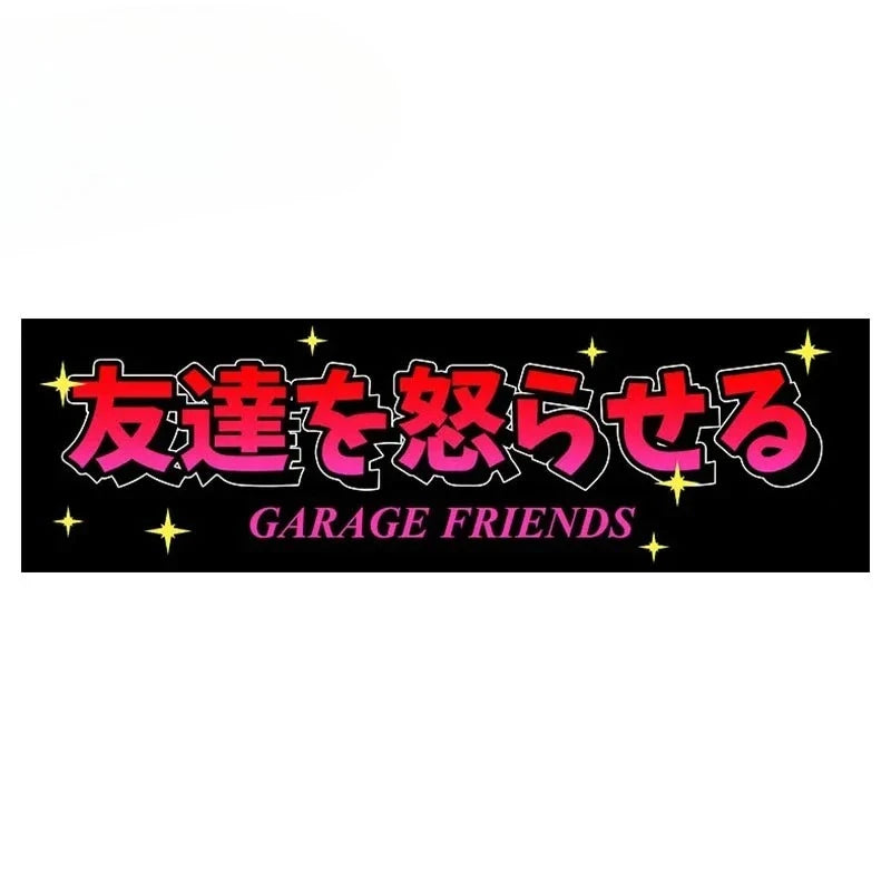Custom OEM PVC JDM Slap Sticker Vinyl Car Wrap Decal for Trunk Windows Motorcycle Campervan Decor EARLFAMILY