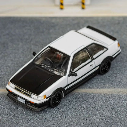 DCT 1/64 AE86 Model Car Classical Vehicle Diecast Toy Collection Car Station Vehicle with Display Box for Adults