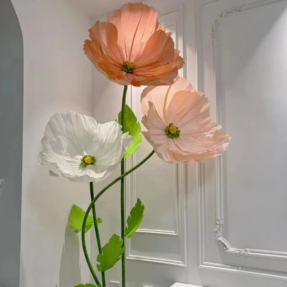 180cmGiant Artificial Paper  Flowers   Wedding Decoration Home Decor Mariage Party Supplies Window Garden Decoration Accessories