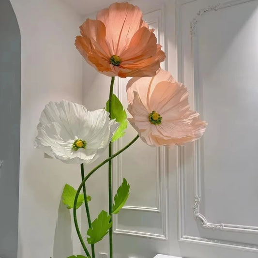 180cmGiant Artificial Paper  Flowers   Wedding Decoration Home Decor Mariage Party Supplies Window Garden Decoration Accessories
