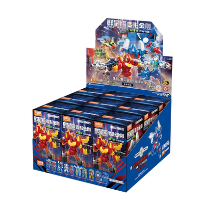 BLOKEES Building Blocks Man Transformers Star Edition 11th Bullet Splicing Movable Model Ornament Toy Collection Gift