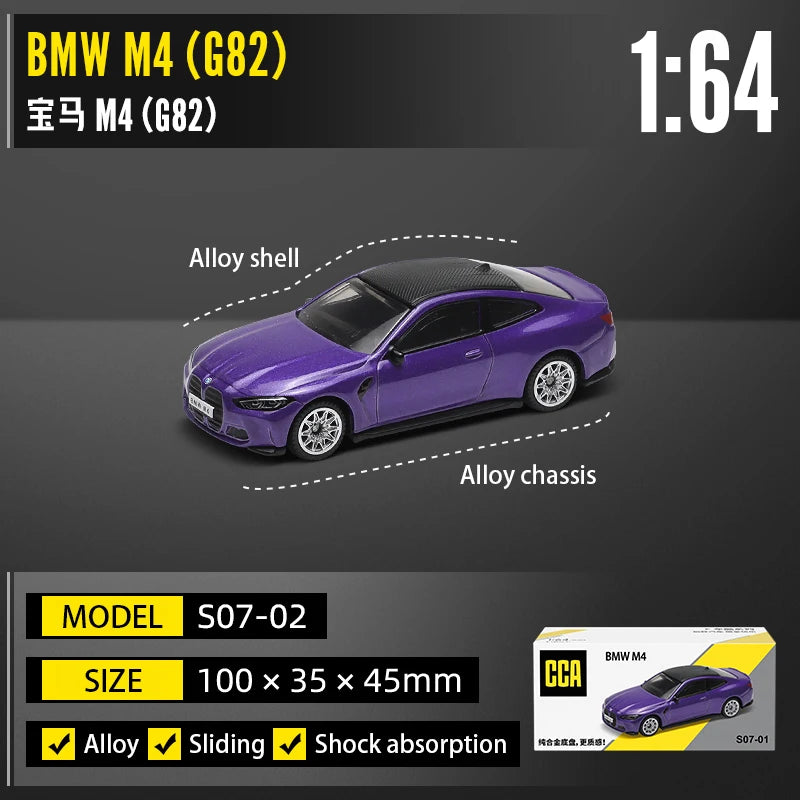 CCA 1:64 Porsche 911 GT2 RS BMW X5M Audi, Ford, Nissan Collection Full body Alloy Manufacturing Die Casting Car Model Toy Car