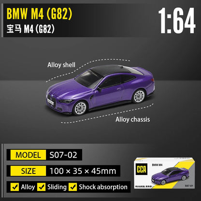 CCA 1:64 Porsche 911 GT2 RS BMW X5M Audi, Ford, Nissan Collection Full body Alloy Manufacturing Die Casting Car Model Toy Car