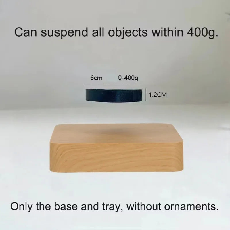 Levitating Display Stand Magnetic Floating Display with Stand for Toys Figures Miniatures Automatic Rotating Creative Gifts