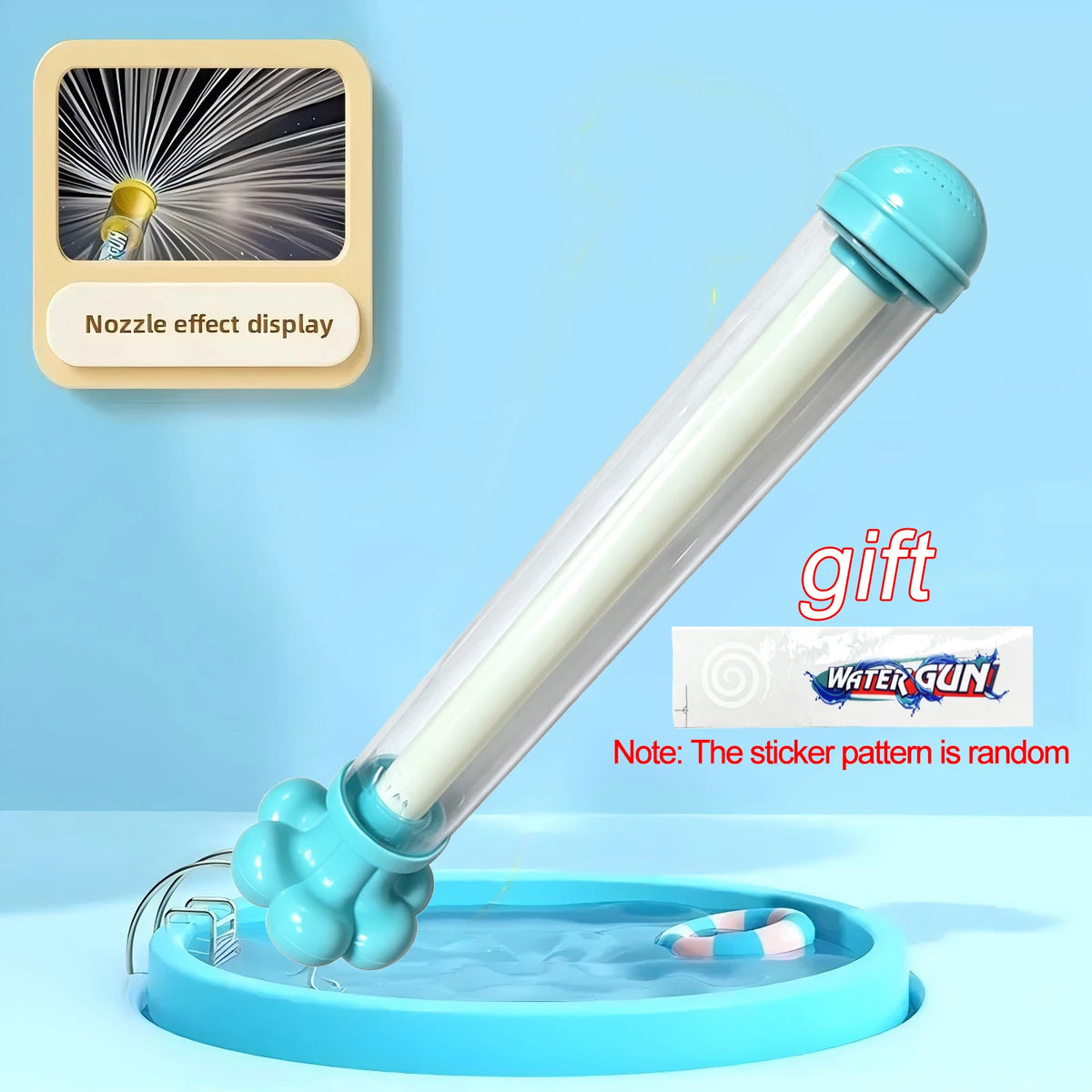 Magic Fairy Wand Water Gun  Summer Water Play Toy Dual Mode Water Cannon for Kids Adults Birthday Gift for Water Battle Outdoor