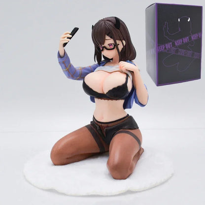 26cm SIKI ANIM Alvina chan Wet Sexy Anime Figure Wine Waiter Girl Cynthia/Ensoutoys Dongtan Action Figure Adult Model Doll Toys