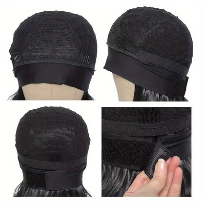 32 Inch Burmese Curly Headband Wig Human Hair 250% Density Machine Made Wig Natural Color Brazilian Prepluck Human Hair Wig