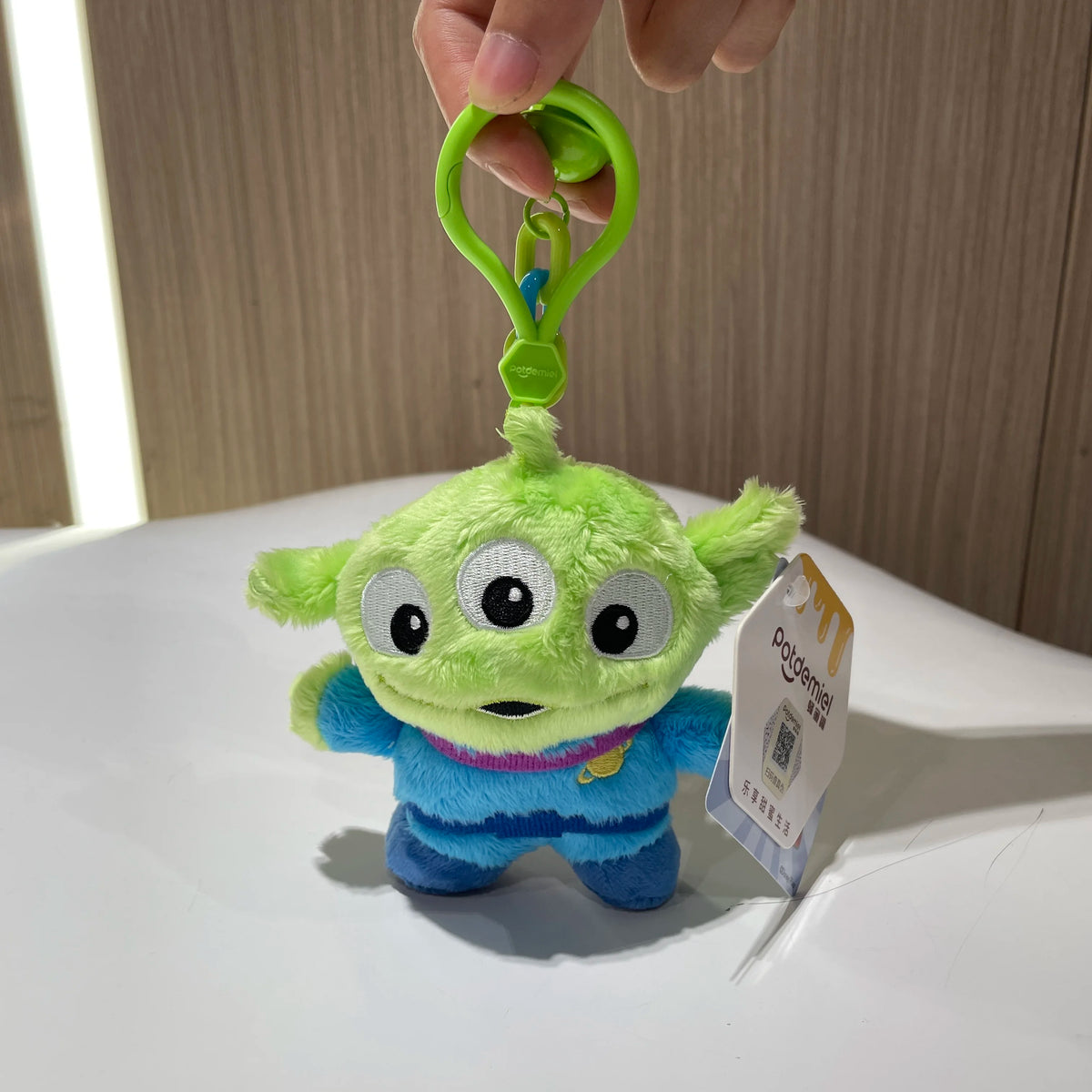 Genuine Disney Kawaii Winnie the Pooh Plush Doll Stitch Lotso Toy Story Cartoon Stuffed Anime Keychain Pendant Toys Kids Gift