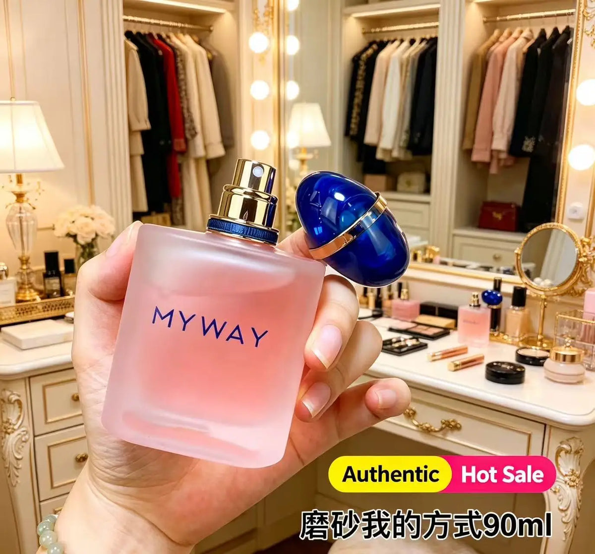 Popular Romantic Dating 90ML Premium Brand Perfume My Way Long Lasting Desert Sand Aroma Eau De Parfum For Ladies
