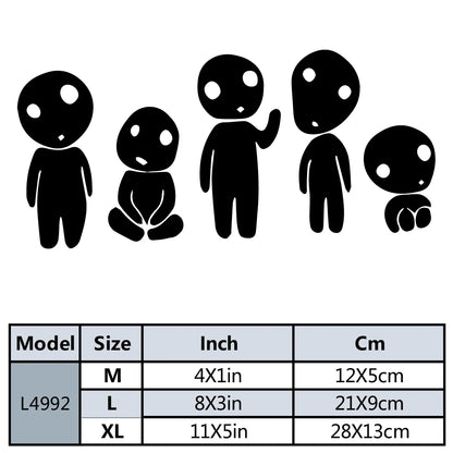 Car Body Alien Car Stickers And Decals Funny Decal Car Window Decoration Vinyl Stickers Motorcycle Accessories